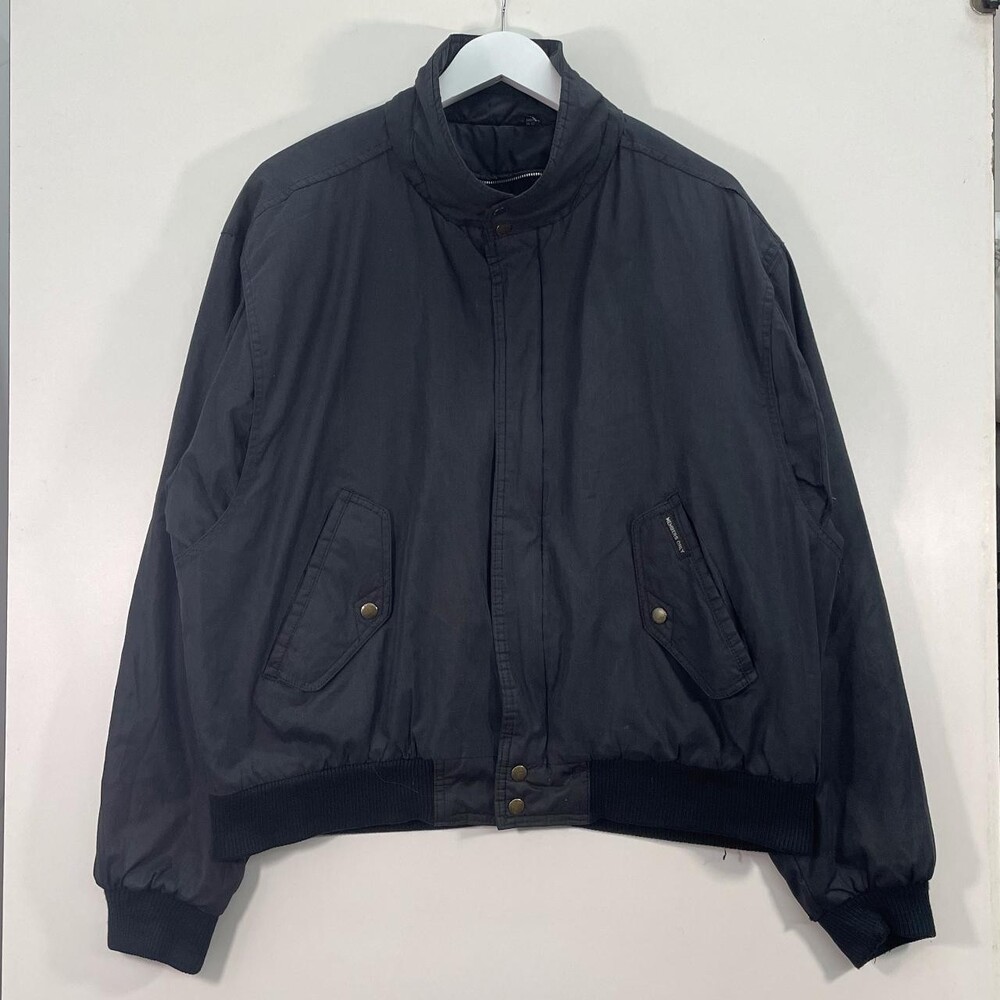 Members Only Men's Black and Navy Jacket